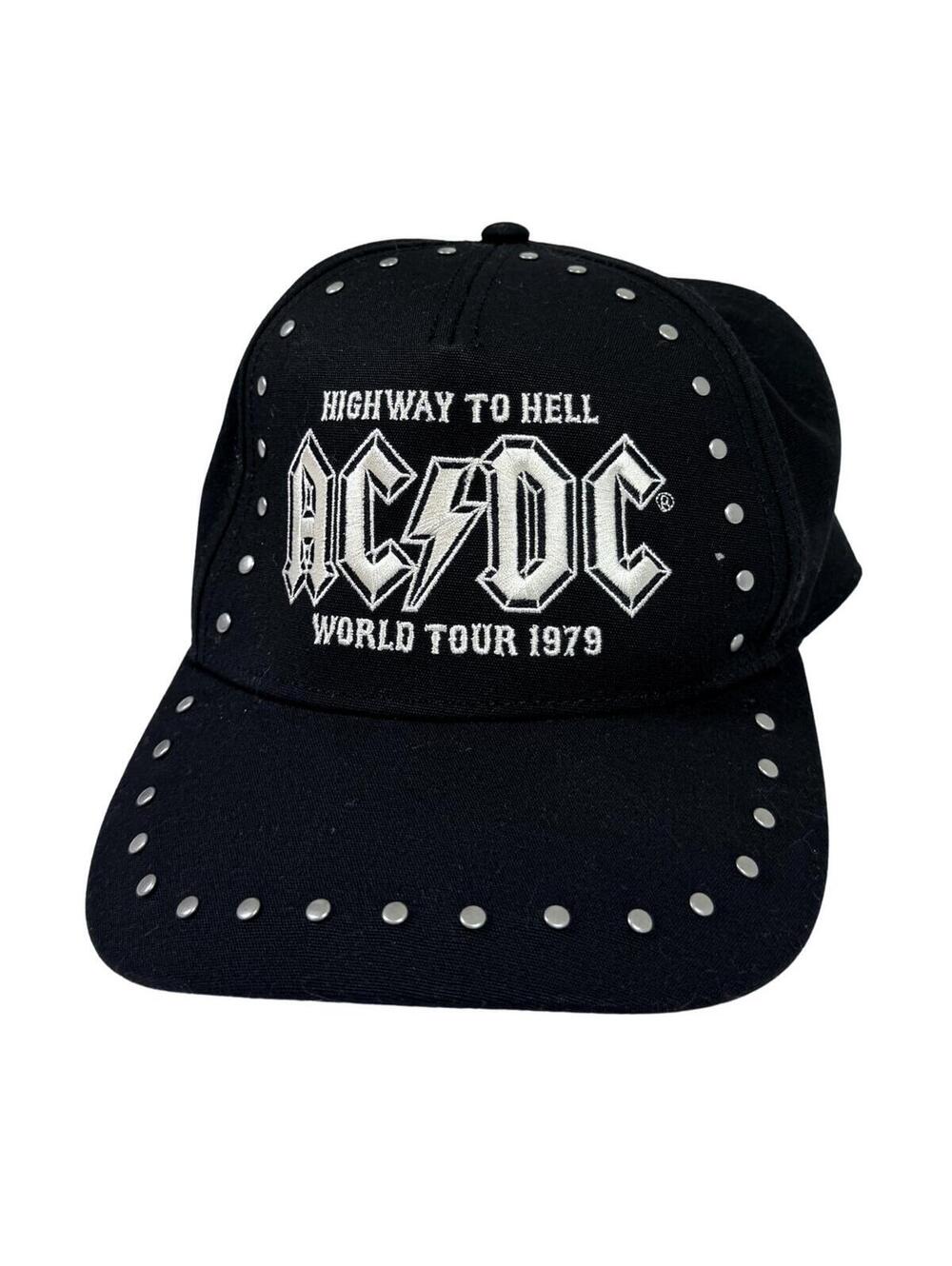 AC/DC Studded Trucker Hat • Highway to Hell Rocker Cap